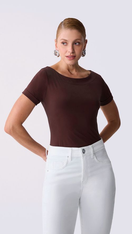 Blusa Basic Brown