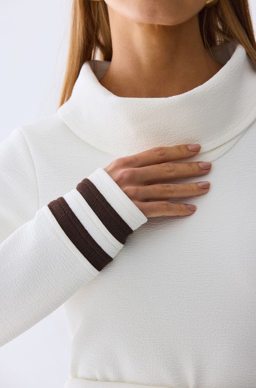 Blusa Paris Off com Brown