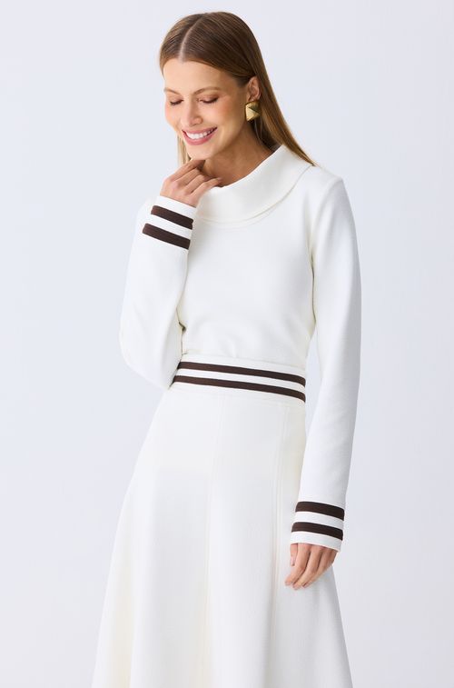 Blusa Paris Off com Brown