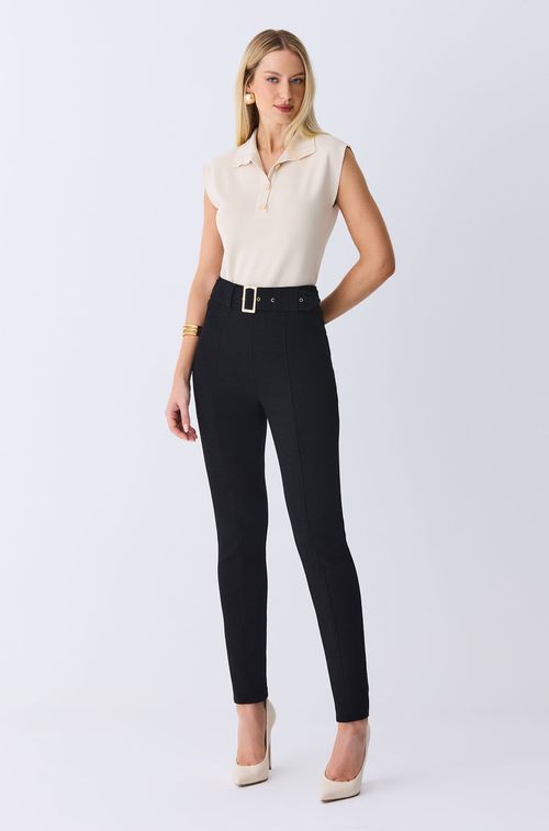 Calça Paris Black Duble Cinto