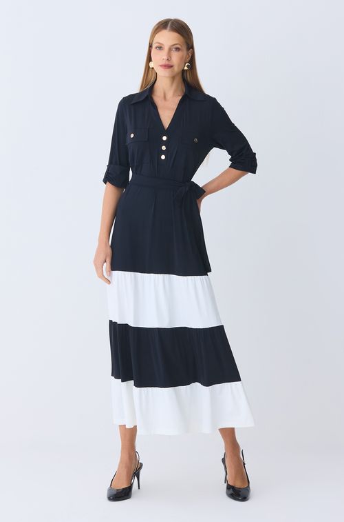 Vestido Polo Black e Off