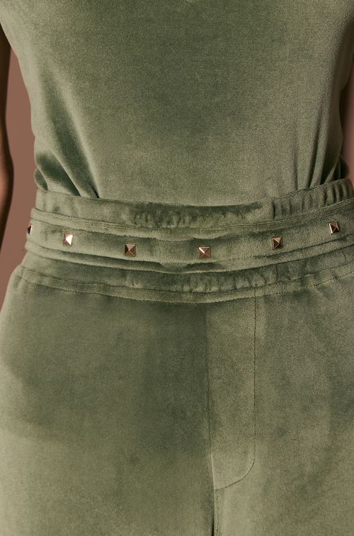 Calça Veludo Pistache