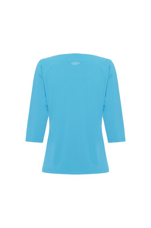 Blusa Basic Blue Sky com Manga
