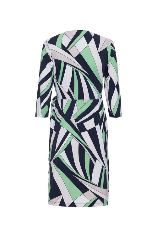 Vestido Wrap Geometric Lima