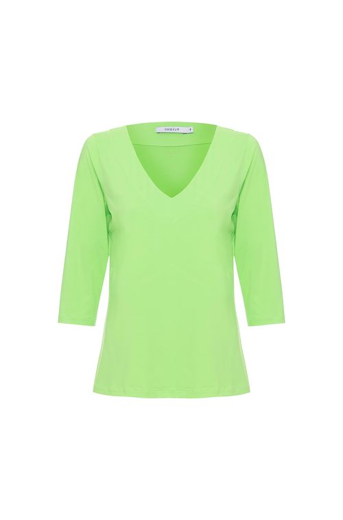 Blusa Basic Lima com Manga