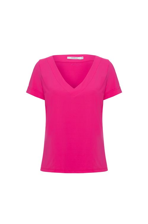 Blusa Basic Magenta