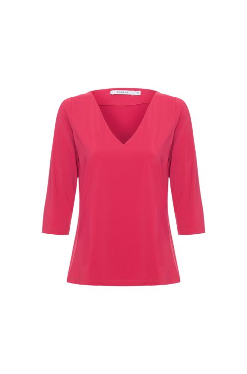 Blusa Basic Pink com Manga