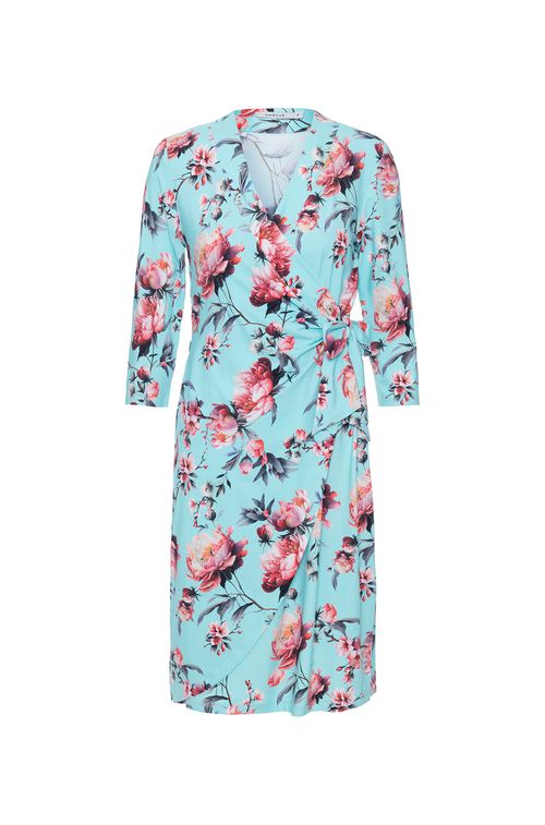 Vestido Wrap Aruba Flowers