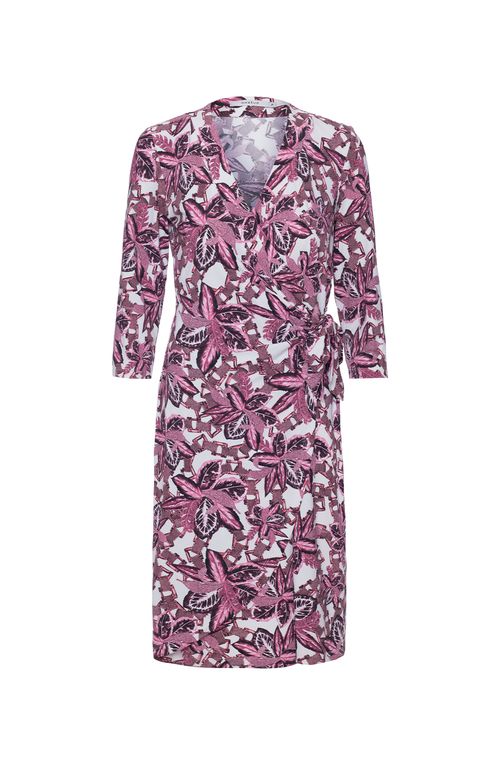 Vestido Wrap Foliage Pink