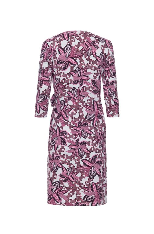 Vestido Wrap Foliage Pink