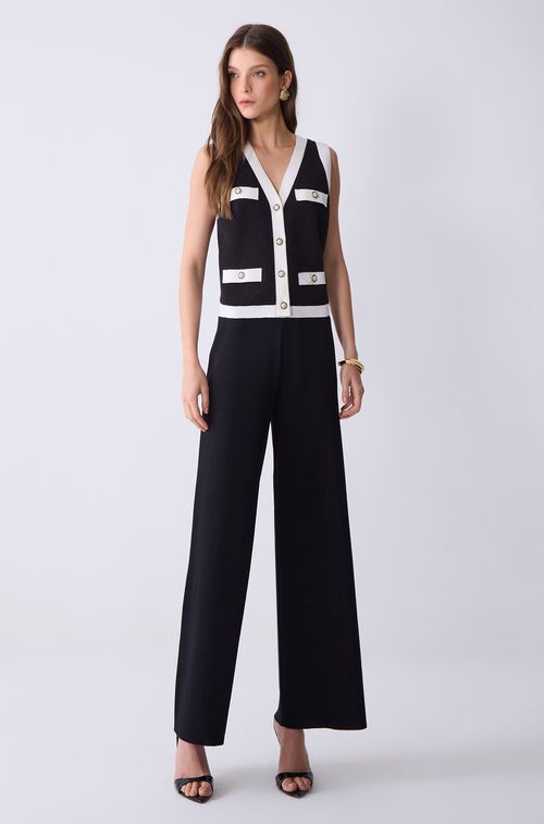 Calça Tricot Black Basic