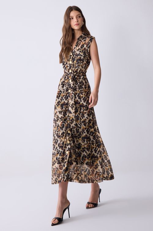 Vestido Plisse Once