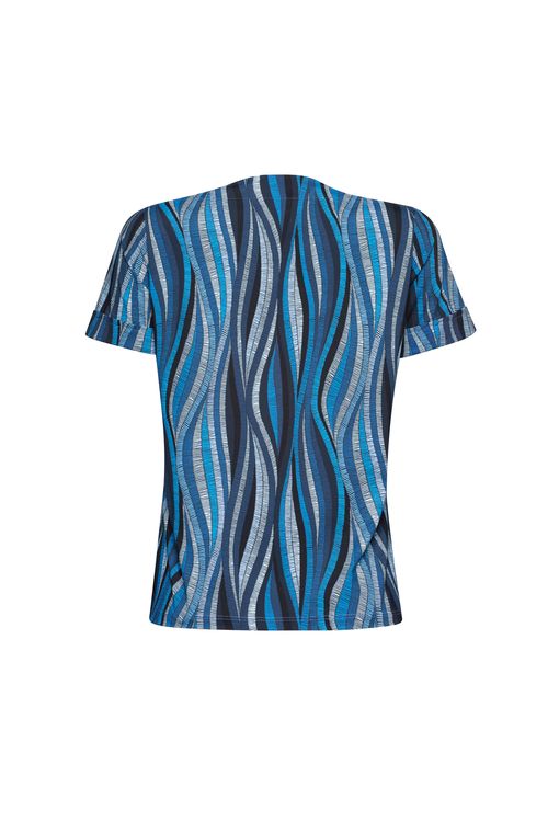 Blusa Basic Rail Blue