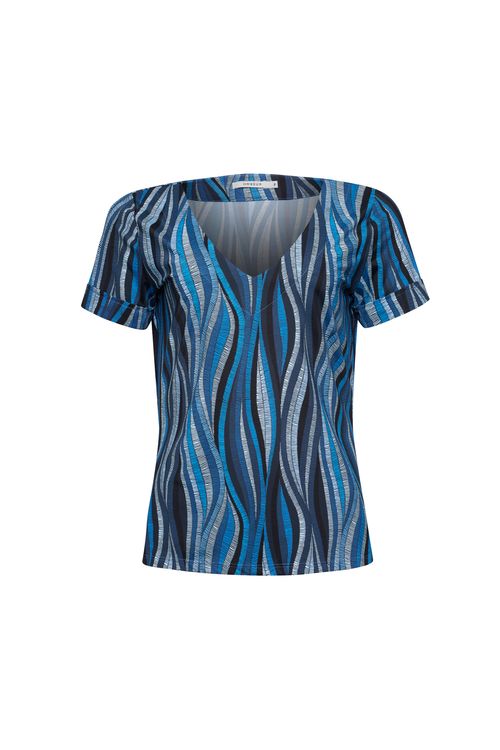 Blusa Basic Rail Blue