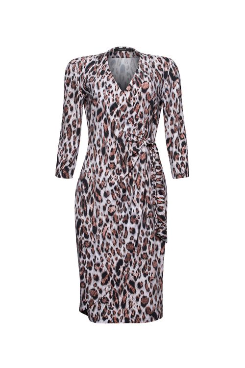 Vestido Wrap Tiger Rose Gold