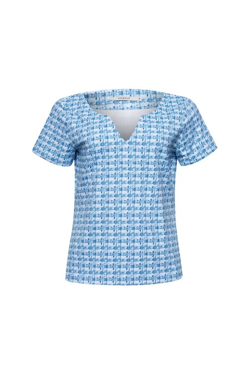 Blusa Derek Tweed Blue