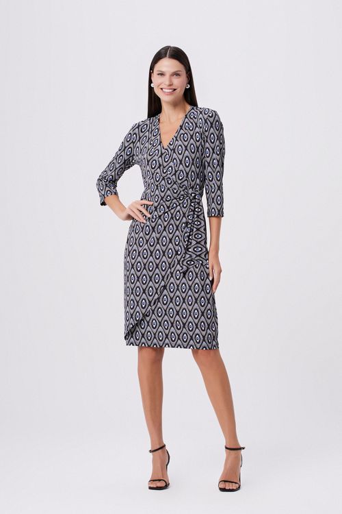 Vestido Wrap Marrocos com Joias