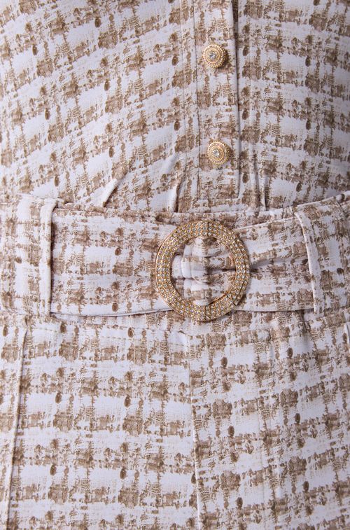 Calça Tweed Avelã