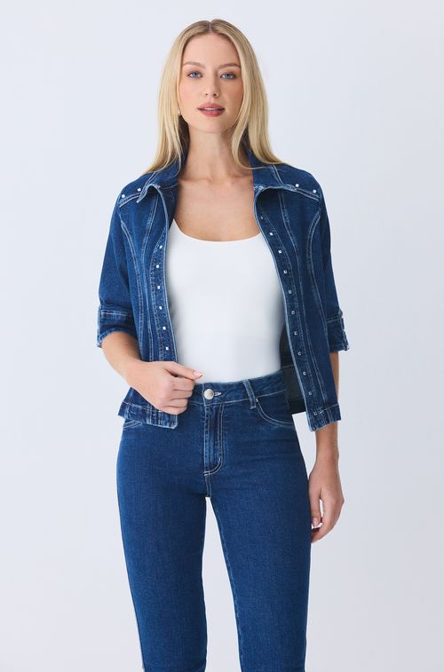 Jaqueta Jeans Swa Max Cristal