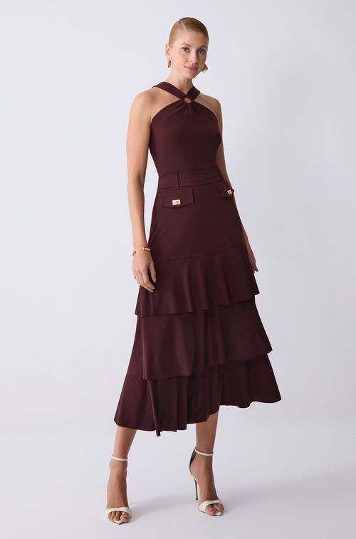 Saia Crepe Brown