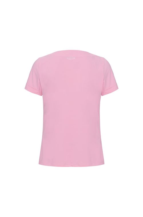 Blusa Basic Rose com Gold