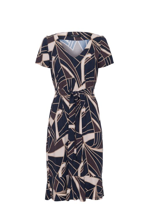 Vestido Black Geometric