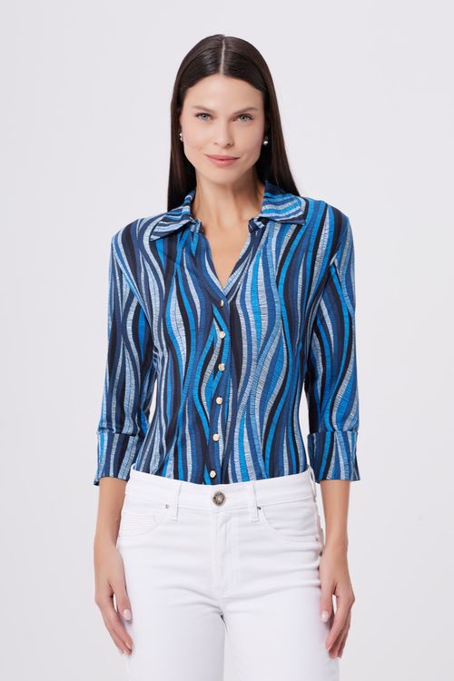 Camisa Rail Blue