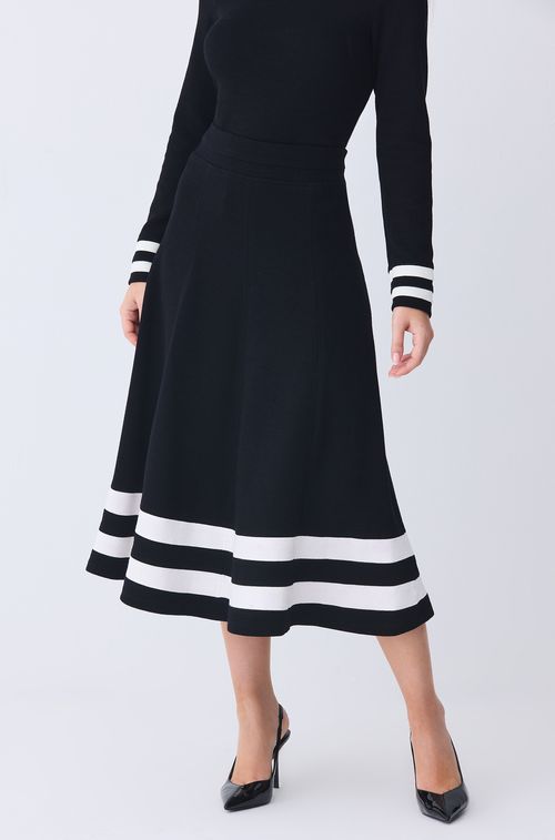 Saia Paris Black Barrado Off