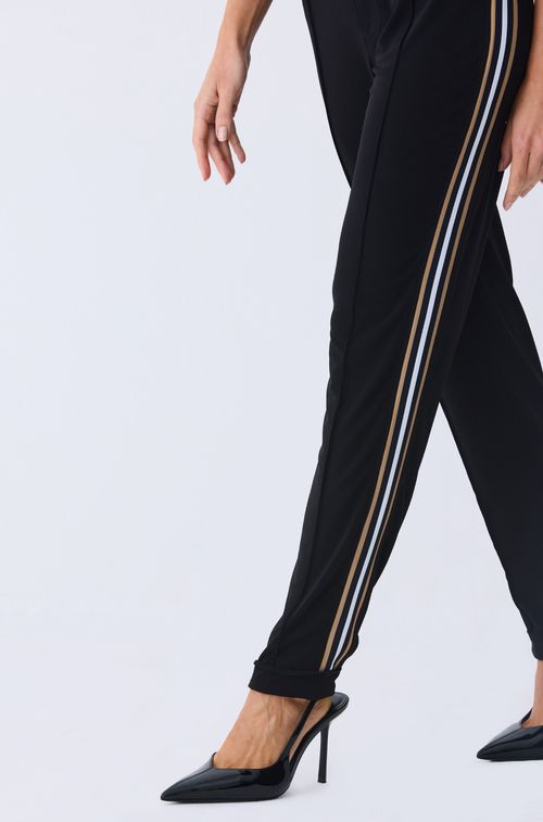 Calça Black Lateral Mel e White