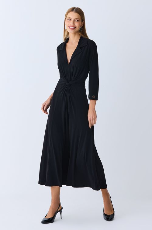 Vestido Black No com Ilhos