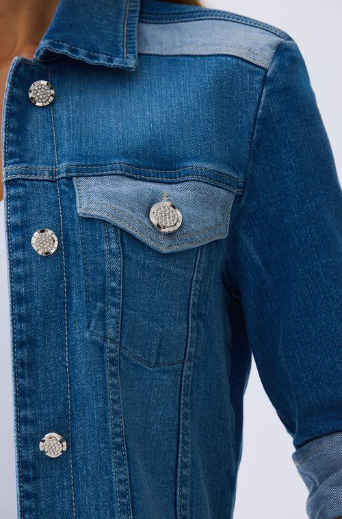 Jaqueta Jeans Light Blue Double