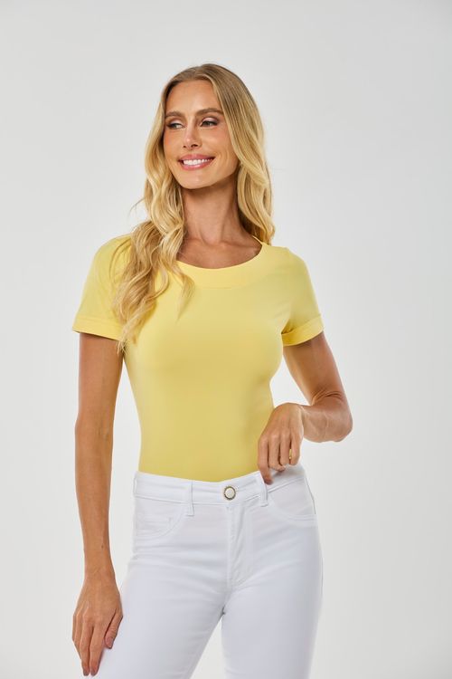 Blusa Basic Yellow