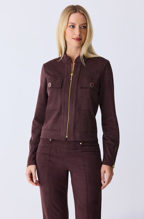 Jaqueta Chamois Brown