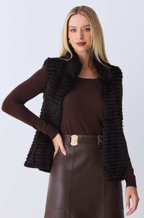 Colete Pele Brown Laser