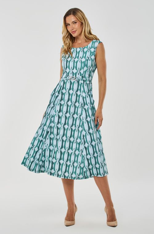 Vestido Tie Die Green