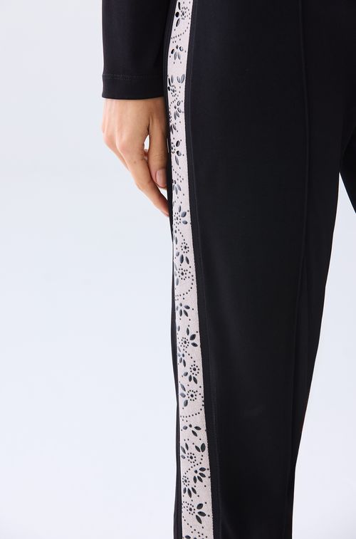 Calça Black Lateral Texture com Swa