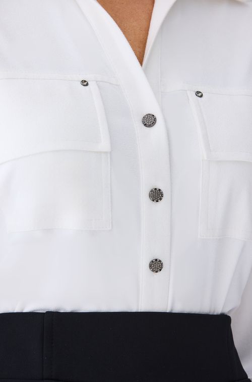 Camisa Chamois Off com Fume