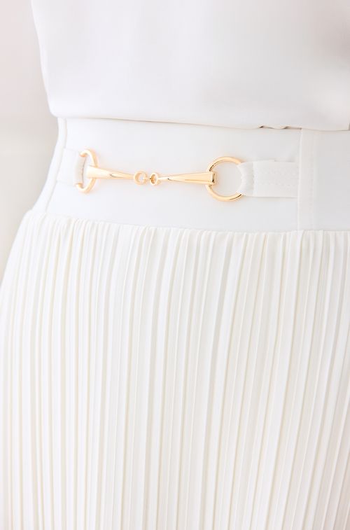 Saia Glow Off Plissada