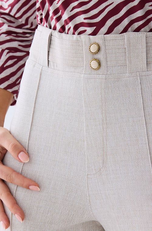 Calça Texture Almond