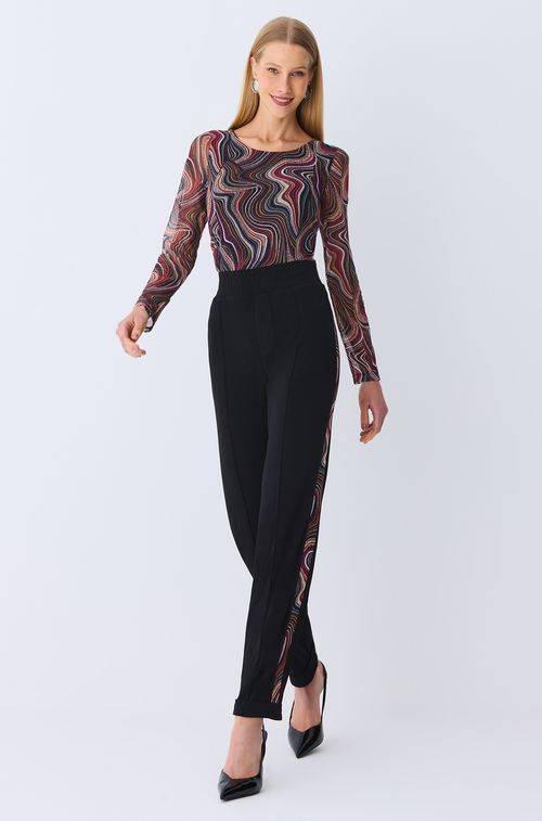 Calça Crepe Black com Aida