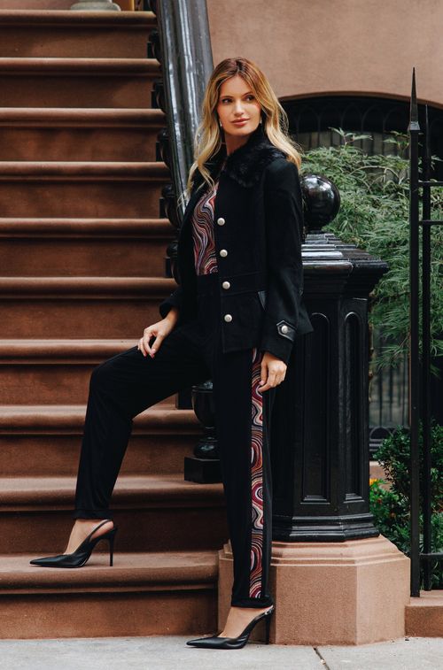 Calça Crepe Black com Aida