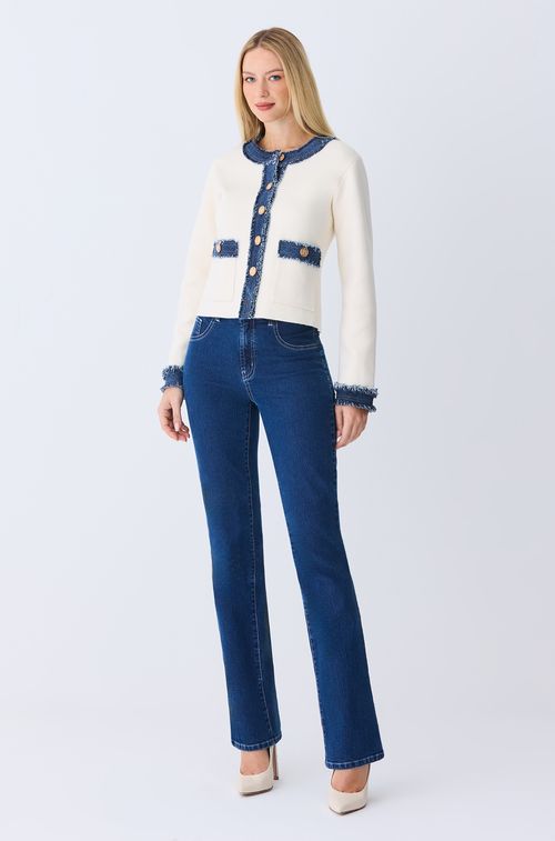 Calça Jeans Basic Blue Brazão