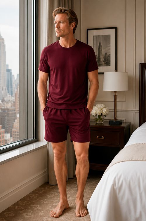 Pijama Bordeaux Sleep Wear Man