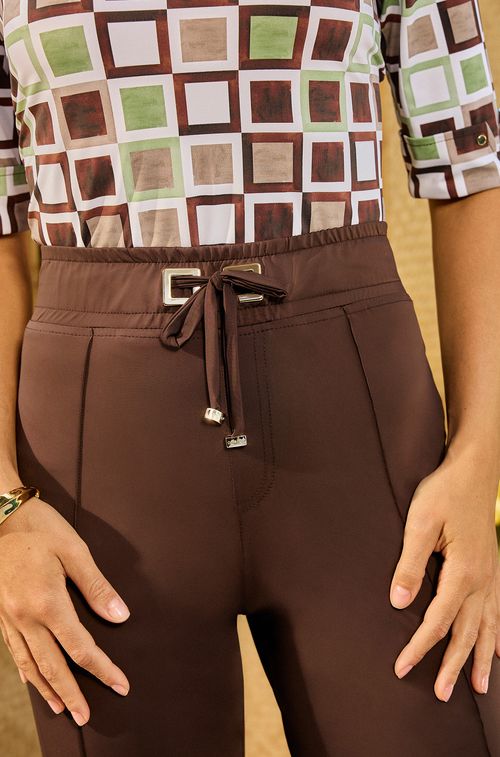 Calça Brown Ilhós Gold