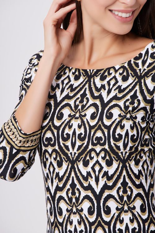 Blusa Arabesco Black Gold